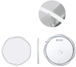  Fürdőszoba fali tükör, megvilágított LED -fény, Defog Feature, 60 cm (24 hüvelyk)