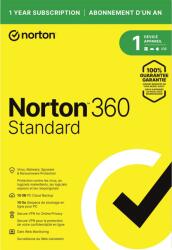Symantec Norton 360 Standard, 1 user, 1 year (NORTONSTANDARD1D1Y)