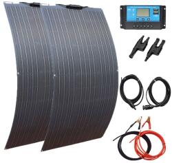  Rugalmas napelemes panel 200W, nagy hatékonyság akár 23%, könnyű kialakítás, 200W Solarkit