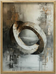  KERET FALI PLAKÁT GYŰRŰ OF NATURE LANDSCAPE FEKETE 70x100 CM