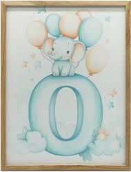  FAKERETES FALI PLAKÁT ELEFÁNT O FELHŐBETŰBEN 50x70 CM