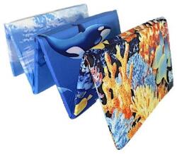 Kaptan Strandmatrac, összehajtható, tengeri világ mintás (19-02-0007-17-37-010)