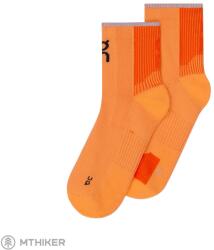 On Running Performance Run Sock Mid zokni, mandarin/lángszínű (L)