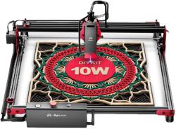 Algo DIY lézervágó, 400x400 mm -es metszet, kompatibilis a Lightburn -rel, Diy készlet 10w
