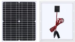  Napelem, merev üveg, monokristályos technológia, 18 V 25W