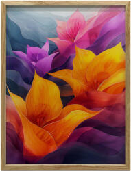  VÁSZONFESTÉS LILS AZ ÁLOM FÖLDBŐL KERET NÉLKÜL PREMIUM VÁSZON 70x100 CM