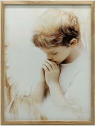  KERET FALI PLAKÁT PRAYING ANGEL 50x70 CM BARNA