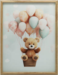  VÁSZON KÉP A FALHOZ A KIS MEDVE PARADÍSZIA AZ ÉGBEN 70x100 CM