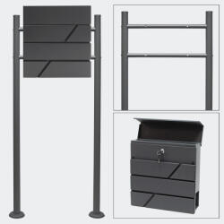  V14 postaláda szett antracit 60504