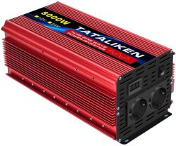 Tiszta szinuszhullám -inverter, többszörös teljesítmény kimenetek, megbízható 50 Hz frekvencia, 8000W EU, 12 V -os, Európa