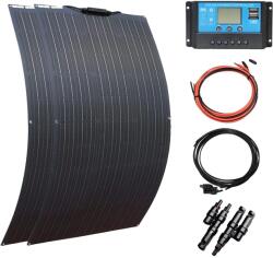  Rugalmas napelemkészlet, magas konverziós hatékonyság, sokoldalú alkalmazások, 200W -os napelemkészlet
