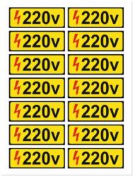  Indicator Avertizare 220v, 210x297mm IA220VA4