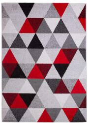  Barcelona B430A_FMF64 piros-szürke geometriai mintás szőnyeg 160x230 cm