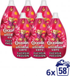Coccolino Ultimate Care Fuchsia Passion 6 × 870 ml Öblítő