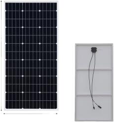 Napelemek, nagy hatékonyságú 150W és 100W modellek, ideális 12 V/24 V -os akkumulátor töltéshez, 150W -os napelem