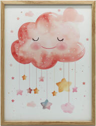  KERET FALI PLAKÁT SÖTÉTBARNA BOSZORKÁNYFELHŐ 70x100 CM MATT