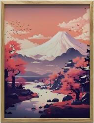  Fakeretes Fali Plakát Abstract Volcano 70x100 Cm