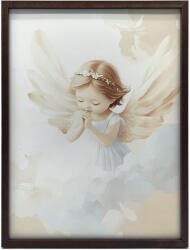  VÁSZONFESTÉS ANGYAL A FELHŐKBEN KERET NÉLKÜL 50x70 CM PREMIUM VÁSZON