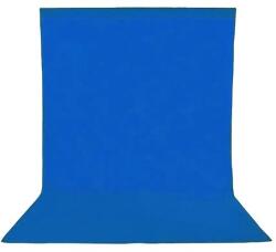  Fotózás háttere, muszlin pamut anyag, Chroma Key kompatibilis, 4000x3000, Kék
