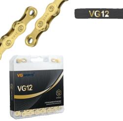  MTB lánc, 12 sebesség, titán szivárványszín, 1dc 12 -es ti arany