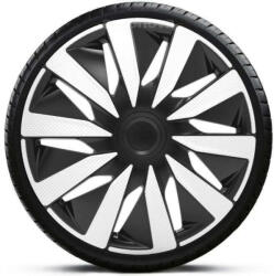 15" -os Lazio Carbon Silver-Black dísztárcsa garnitúra (4darab)