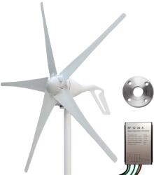 Szélturbina generátor, MPPT technológia, otthoni használat, 400W 5 Blades PWM, 24 V -os