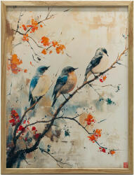  PLAKÁT KERETFALHOZ ÉLETTEL TELJES ÁG ZÖLD 50x70 CM