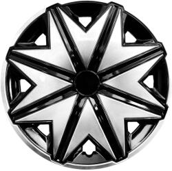 14 hüvelykes hubcap készlet, elegáns tervezési lehetőségek, tartós konstrukció, Csillagok stílusú 4dbs