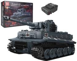 Mold King Távirányító katonai tigristartály, 800+ építési darab, környezetbarát anyagok, Tigrisótartály