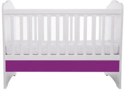 Vessanti Como Kiságy - 120x60 cm - Fehér/Lila