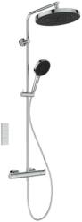 Ideal Standard Ceratherm T125+ - Set de duș cu termostat, diametru 30 cm, 3 jeturi, crom A7689AA (A7689AA)
