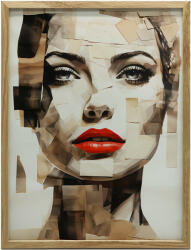  Portré Premium Vászon, Piros Jegyzettel Keret Nélkül 70x100 Cm