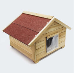  Kültéri kisméretű macskaház szigetelt 68x53x47 cm 51481