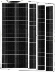  Rugalmas napelemkészlet, 24% -os hatékonyság, könnyű kialakítás, 400W Solarpanel
