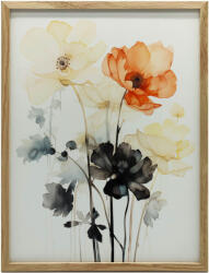  FALI PLAKÁT ALUMÍNIUM KERETBŐL FLOWER SYMPHONY 70x100 CM