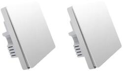 Aqara Intelligens falkapcsoló, nincs szükség semleges, Zigbee vezeték nélküli technológia, Nincs semleges 1x2