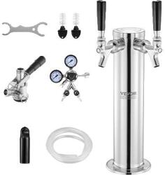 VEVOR Kegerator Sörcsapoló Torony Készlet - Rozsdamentes Acél, 1 vagy 2 csapos