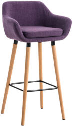  CLP - Bárpult Szék - Lila Szövet - Bükkfa