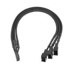 Akyga AK-CA-65 4-pin PWM/2x 4-pin/1x 3-pin Adapter 0, 25m Black (AK-CA-65)