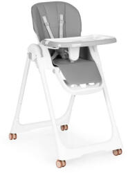 Homelux Ecotoys Állítható Etetőszék - Sötétszürke, Dupla Tálca, Eco-bőr