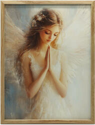  ANGYAL IMÁJA II. FESTMÉNY VÁSZRA FEKETE KERETTEL 70x100 CM