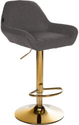  Braga Bárszék - Állítható Magasságú - Sötétszürke-Arany