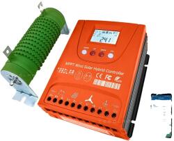 Hibrid szél napenergia -vezérlő, MPPT Auto Match, Bluetooth Android alkalmazás, Wind1000W Solar1000W, Auto 24V 48V, Bluetooth -szal