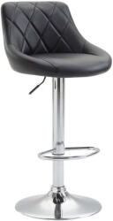 Lazio Bárszék - Állítható Magasságú - Fekete Műbőr