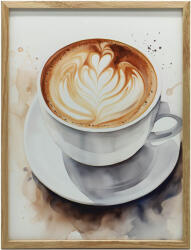  PLAKÁT KERETES FALI KÁVÉHOZ Elegáns STÍLUSÚ NAPPALIBAN 50x70