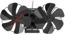 Hőellátó kályha ventilátor, 12 penge, csendes működés, 12 pengék-desktop1