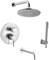PAFFONI Light set cadă și duș ascuns oţel LIG019ZSCW3A. ST (LIG019ZSCW3AST)