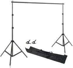  Háttérállvány, teleszkópos kialakítás, állítható méret, Normál készlet 1. , 2600x3000