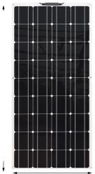 Napelem, rugalmas, 12 V/24 V -os töltés, 1db napelemes panel