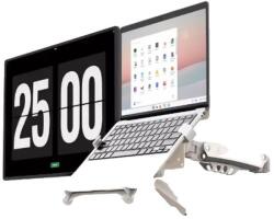  Laptop tartó, 360 forgatás, gázrugó tartó, FEHÉR